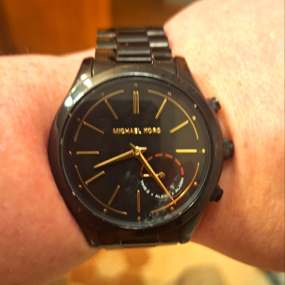 Michael Kors Slim Access Runway Hybrid Watch